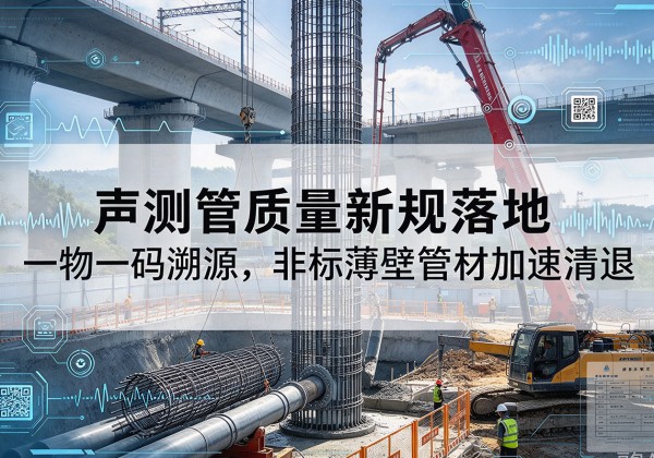 东风声测管质量新规落地，一物一码溯源，非标薄壁管材加速清退